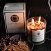 Café Nirvana Botanic Candle with Wooden Wick